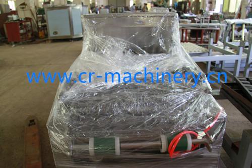 Packing cake depositor with cake trays for Thailand customer